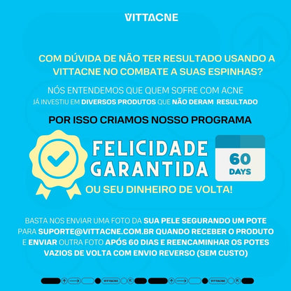 Vittacne - Promoção Compre 2 Leve 3 - 3 Unidades com 60 Cápsulas