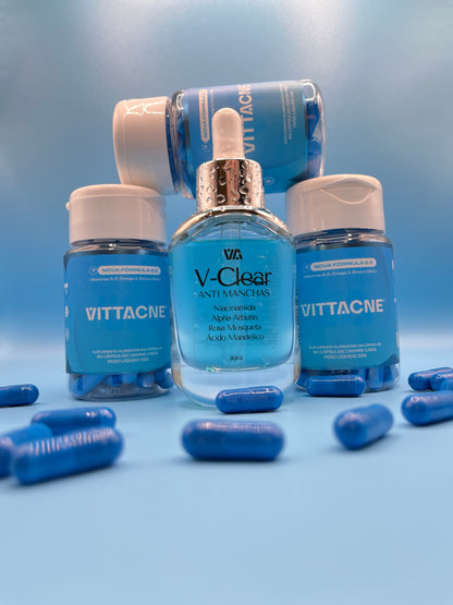 Kit Antiacne 360° - 3 Potes + Sérum