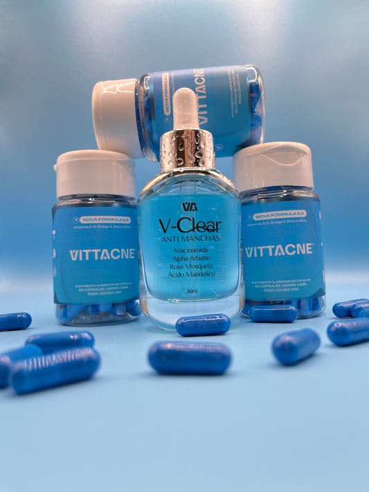 Kit Antiacne 360° - 3 Potes + Sérum