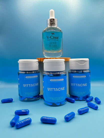 Kit Antiacne 360° - 3 Potes + Sérum